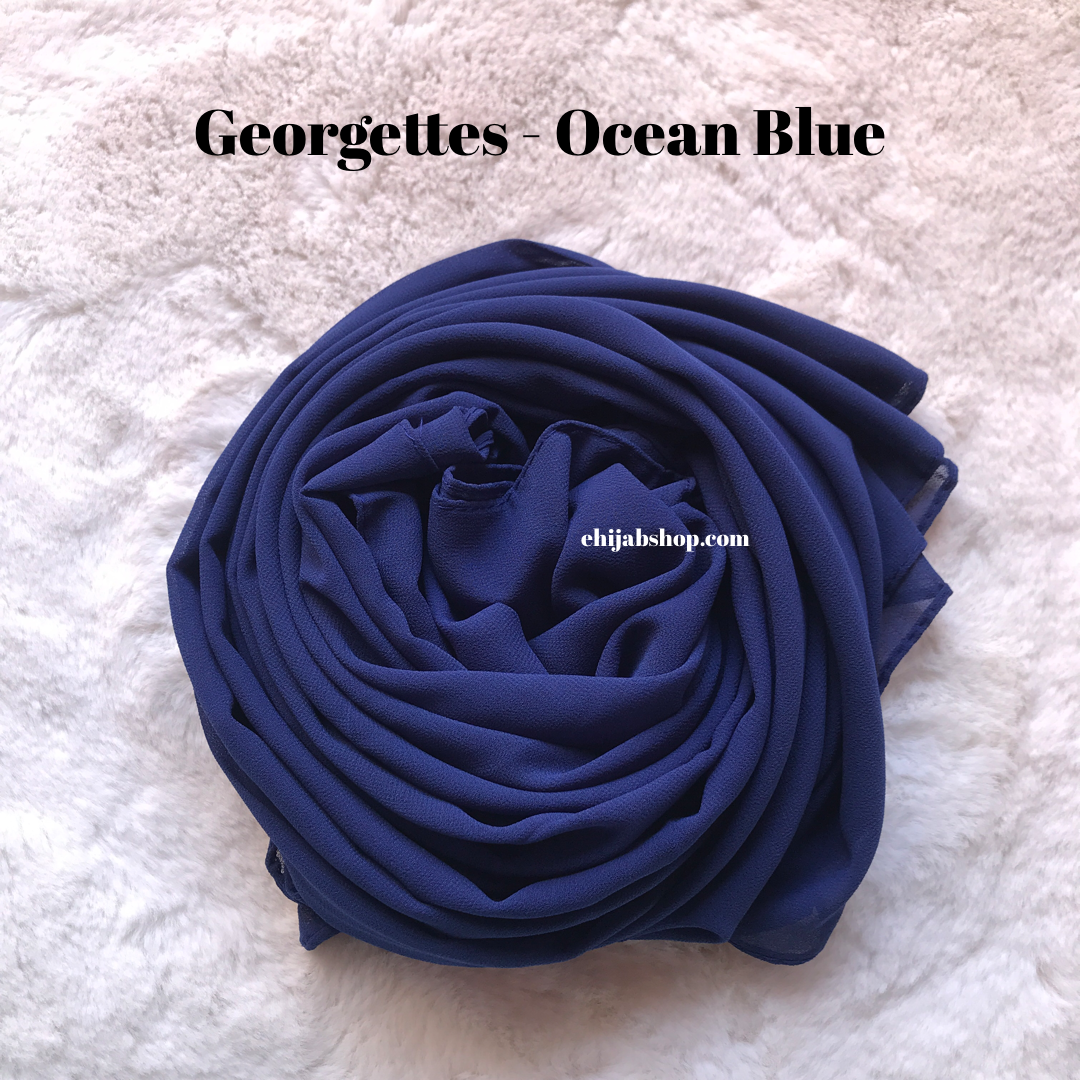Ocean Blue – Georgette