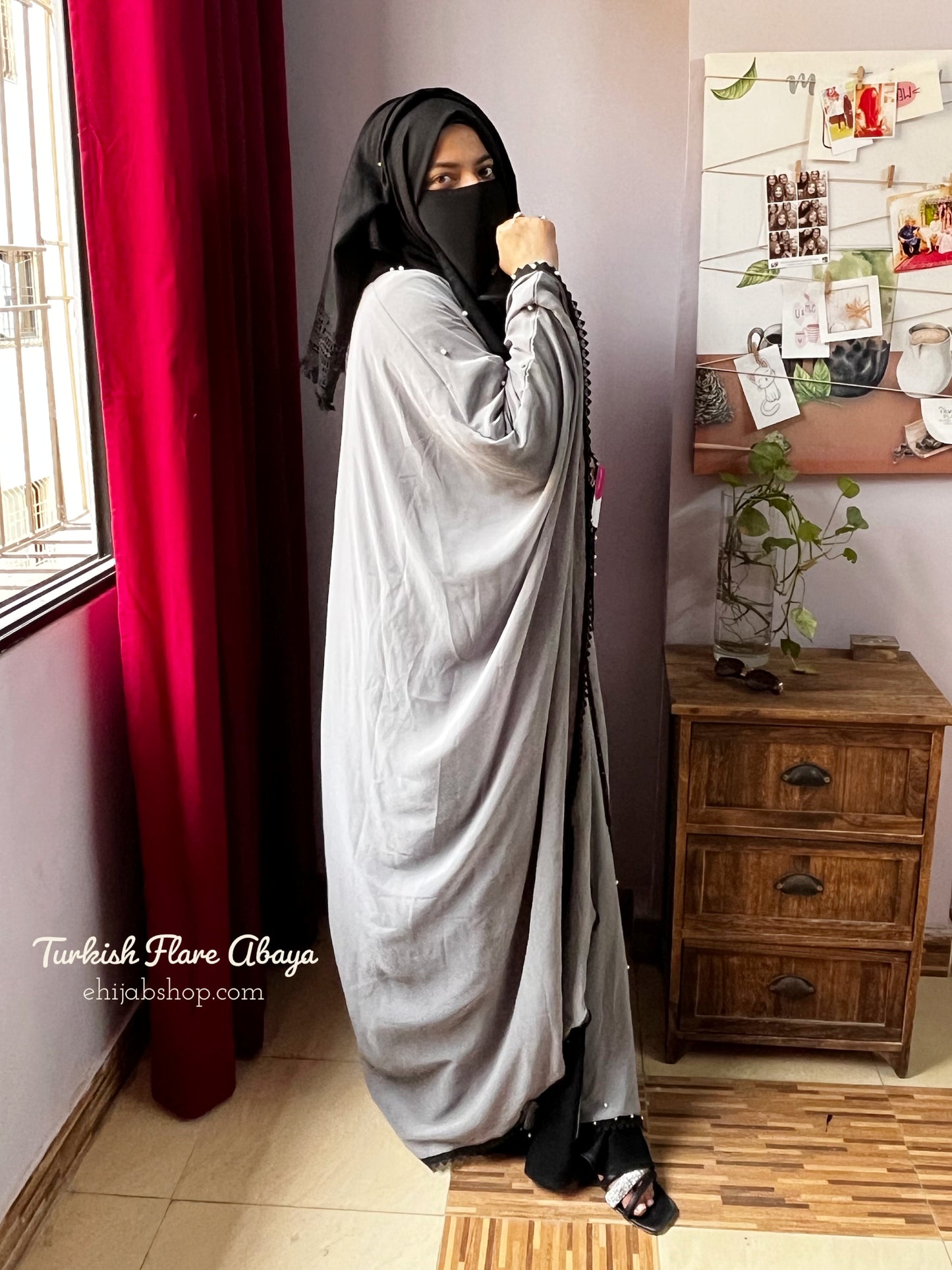 Turkish Flared Abaya | Formal