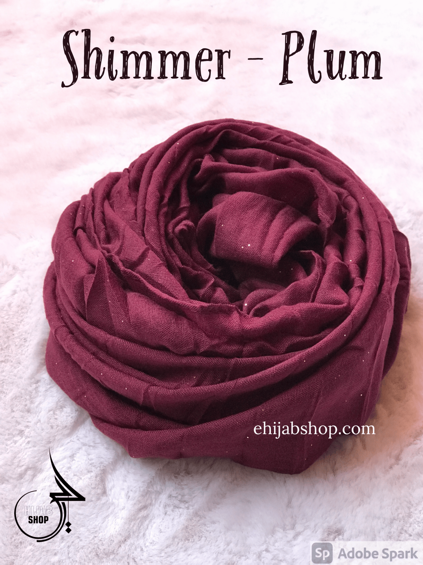 Plum – Shimmer Viscose