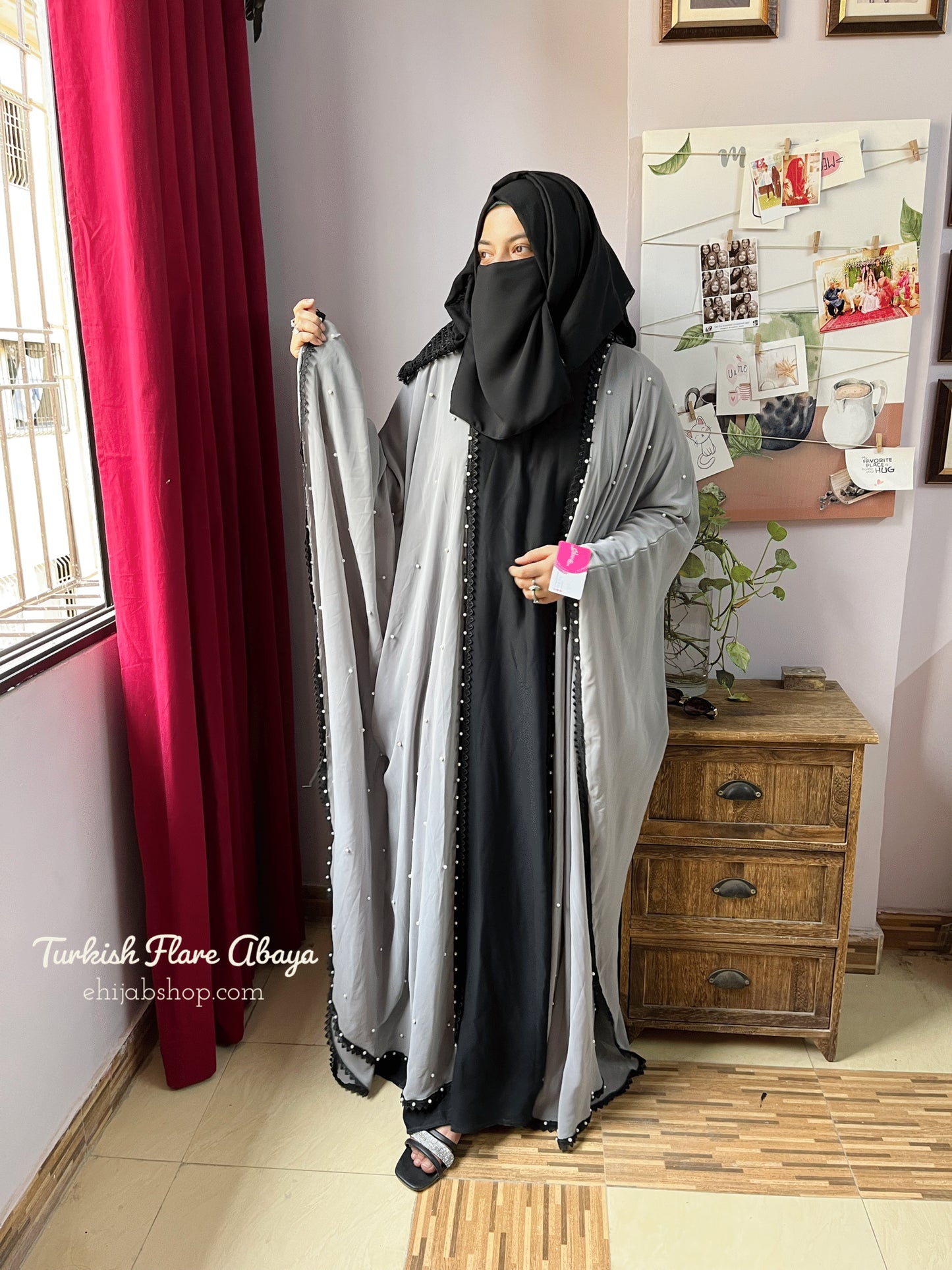 Turkish Flared Abaya | Formal
