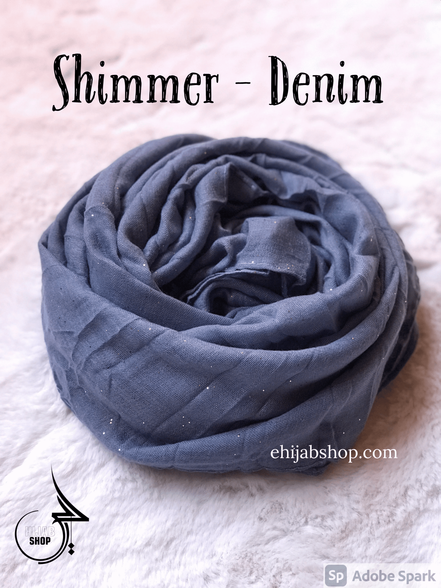 Denim – Shimmer Viscose