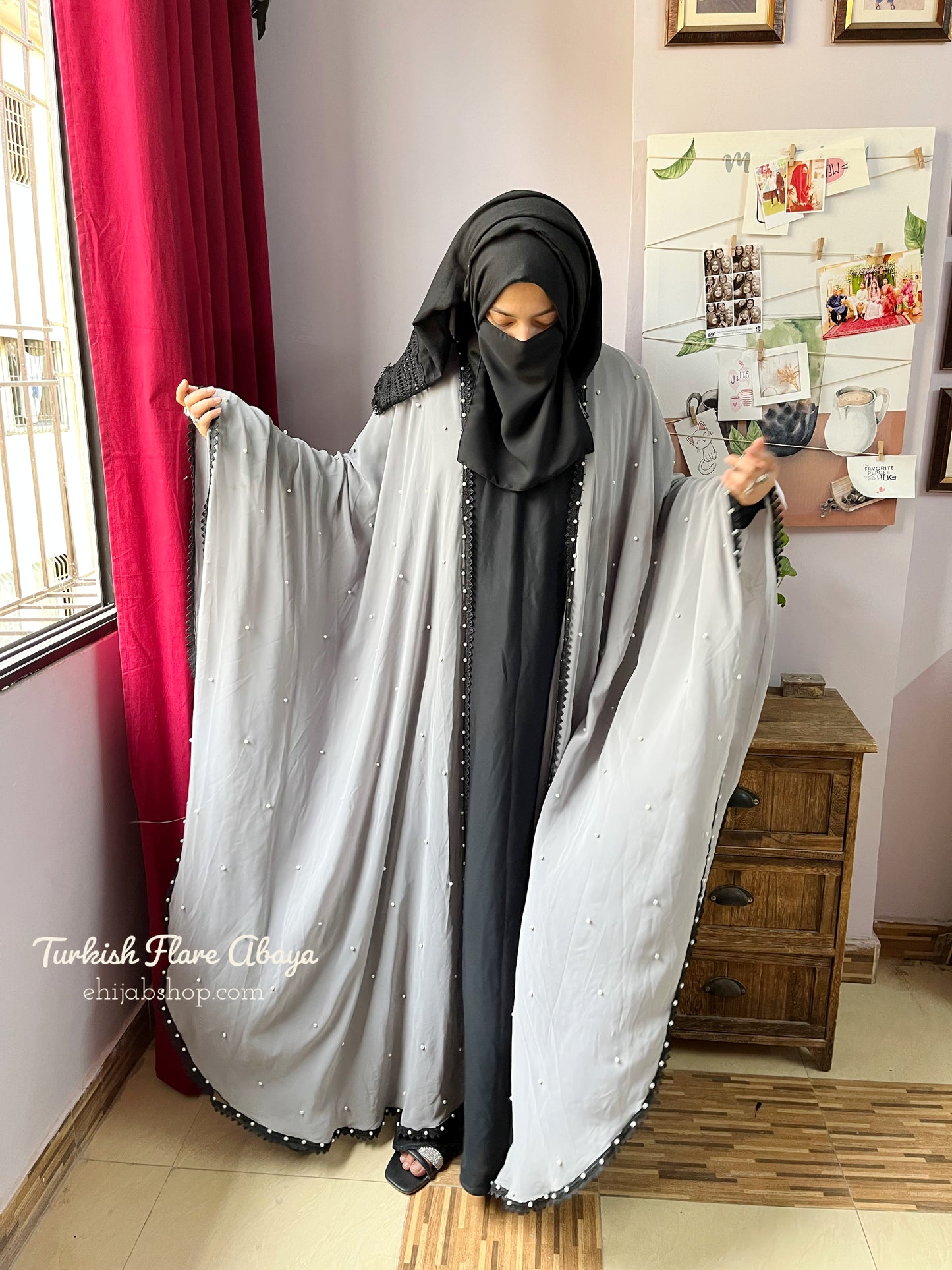 Turkish Flared Abaya | Formal