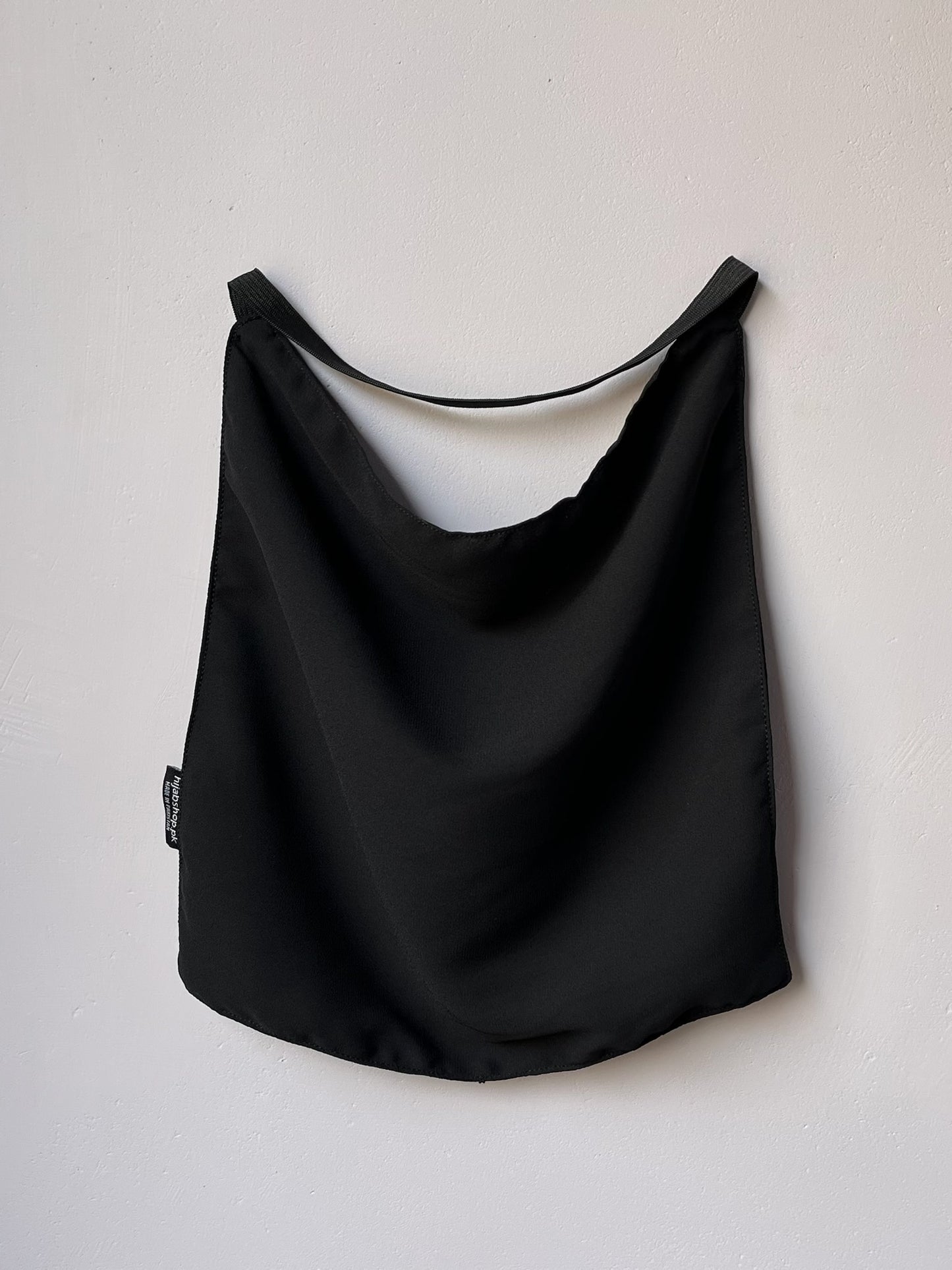 Black Half Niqab – Elastic