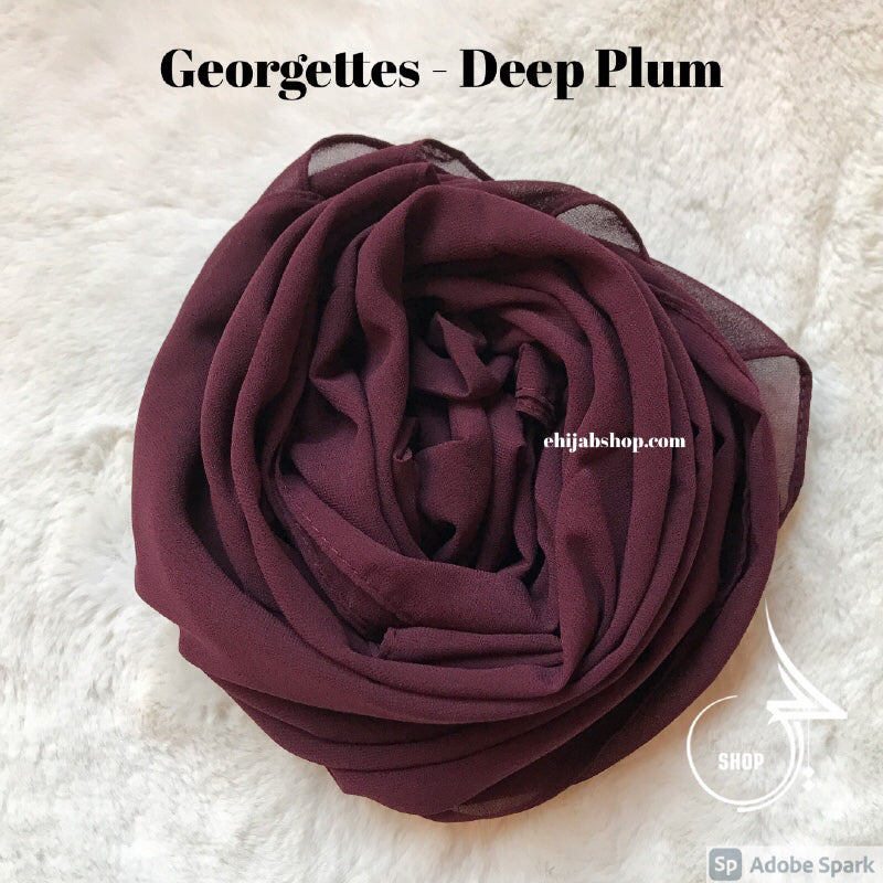 Deep Plum – Georgette