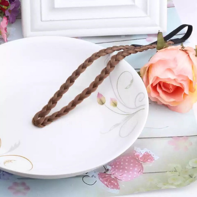 Pleated Hair Band – Brown