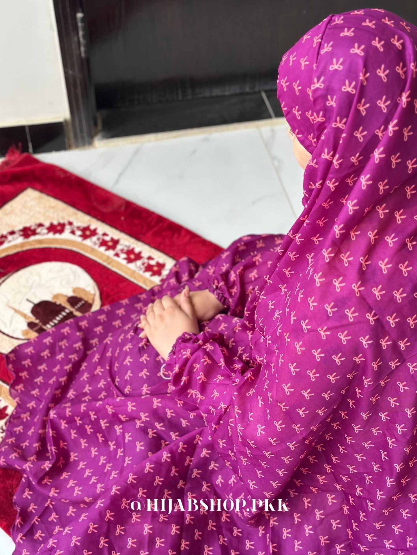 Namaz Chaddar – Graceful Pink