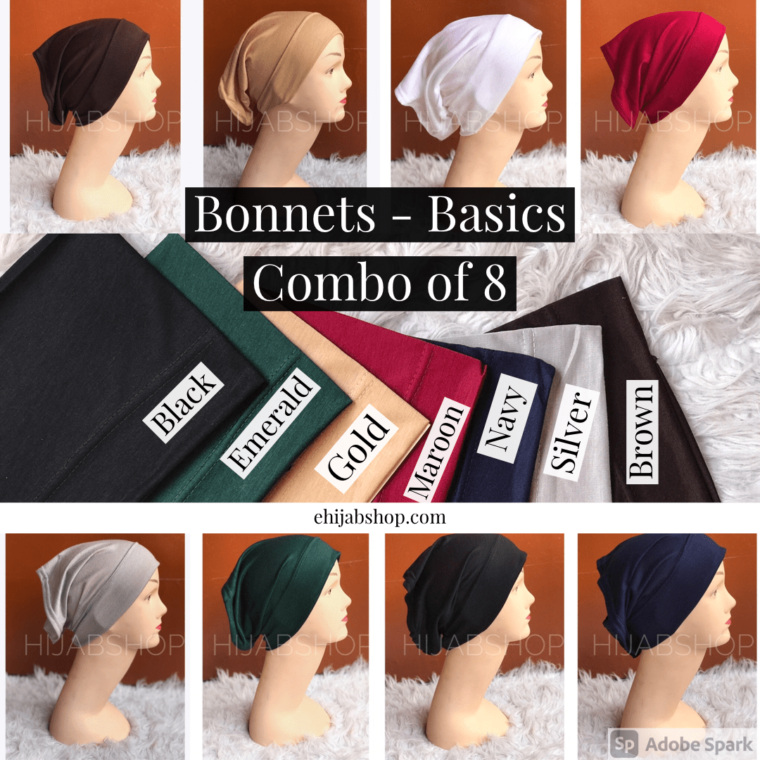 Combo of 8 - Bonnet Tube Caps