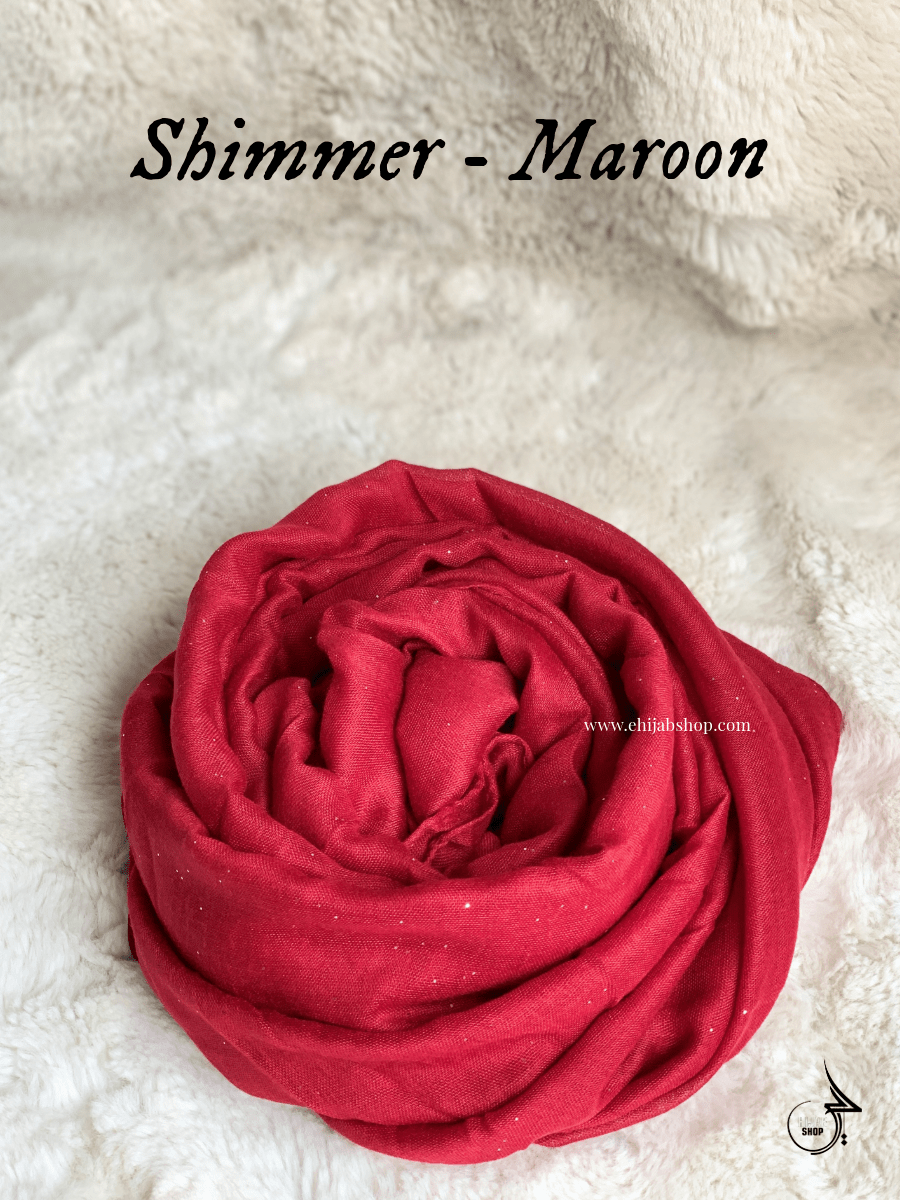 Maroon – Shimmer Viscose
