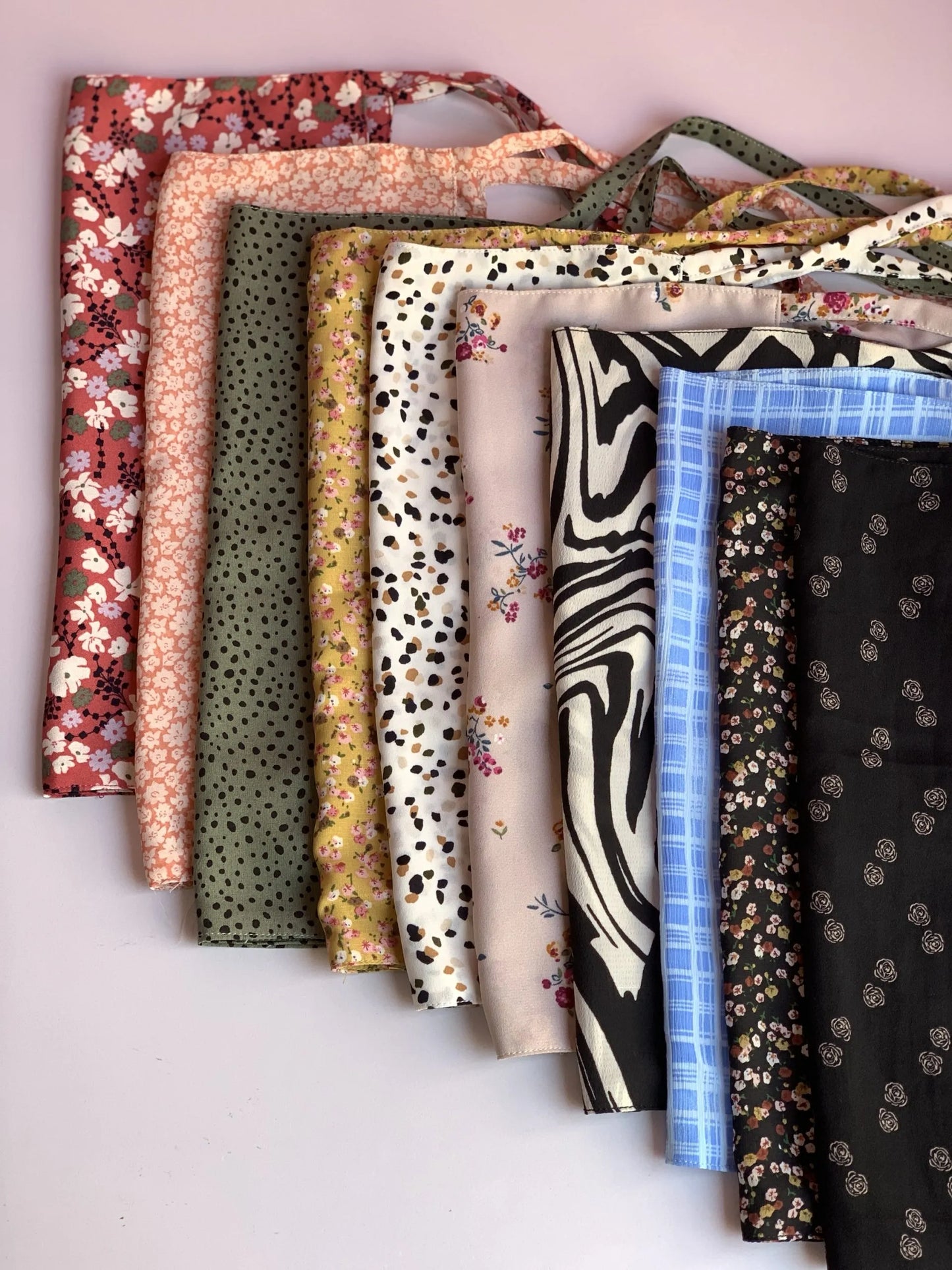 Printed Niqab Deal β Pack of 5 (Random Prints)
