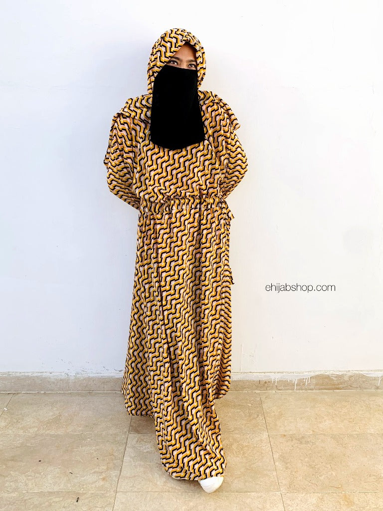 Mustard Maxi Abaya