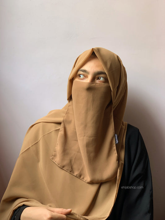 Beige – Hijab Niqab Set
