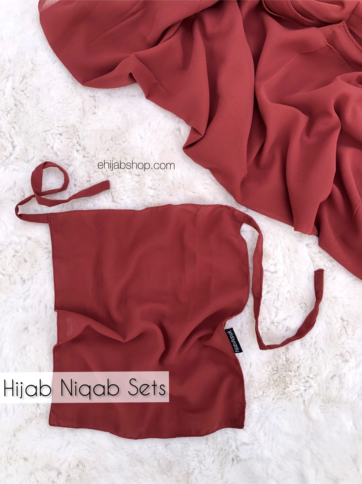 Red Wine – Hijab Niqab Set