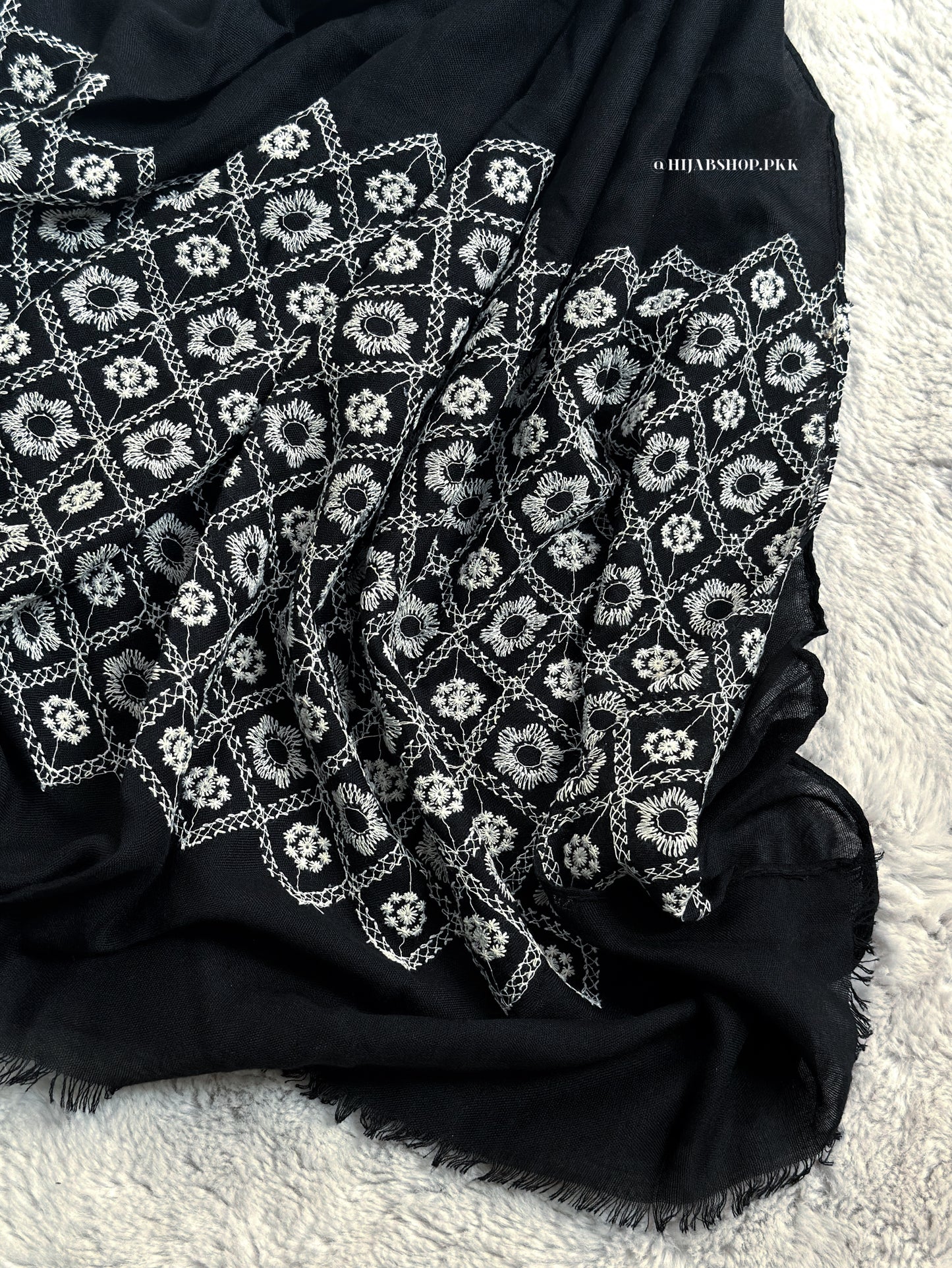 Embroidered Viscose