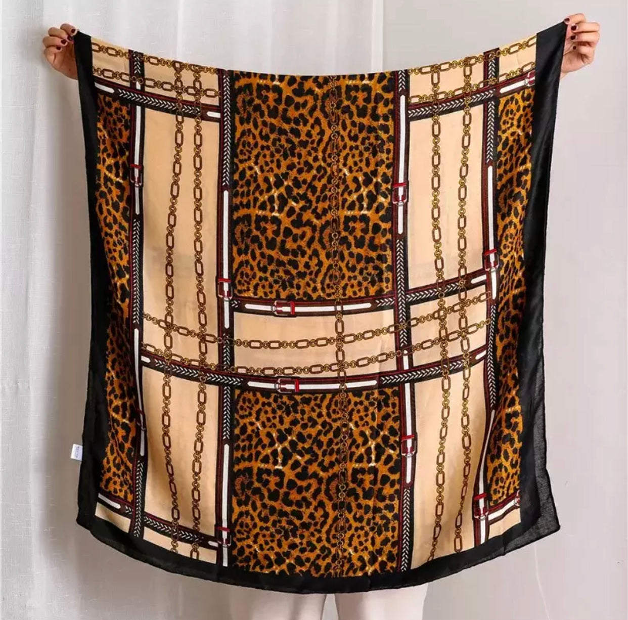 Leopard Print – Cashmere Shawl