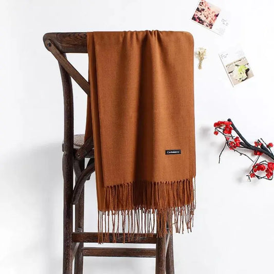 Rosewood – Plain Pashmina