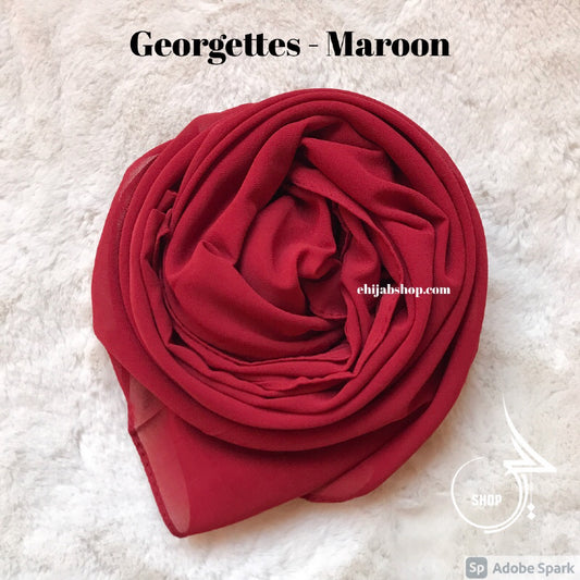 Maroon – Georgette