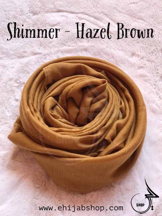 Hazel brown – Shimmer Viscose