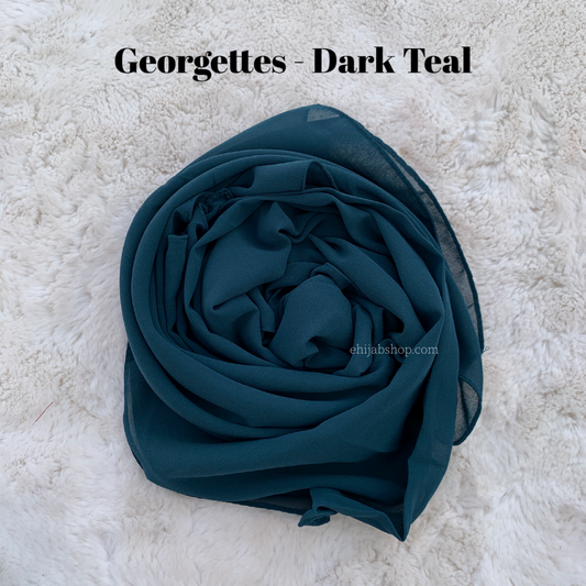 Dark Teal – Georgette