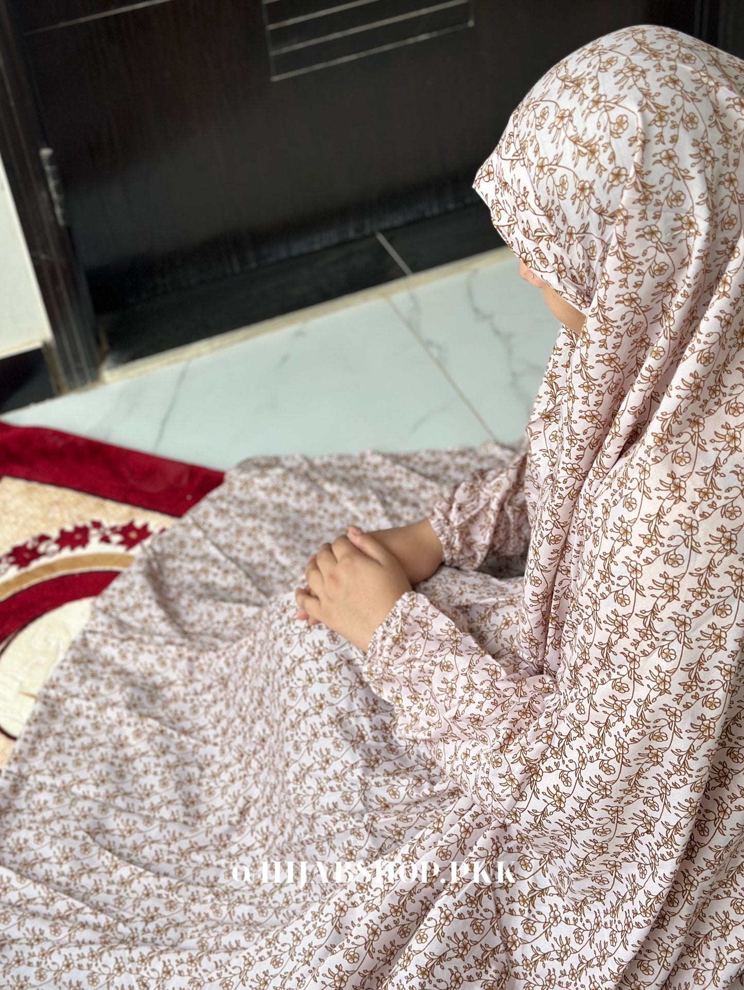 Namaz Chaddar – Icepink Petals