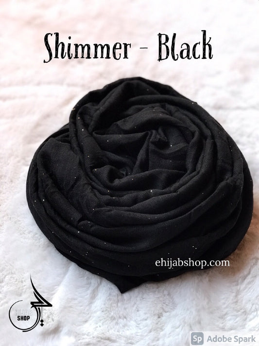 Black – Shimmer Viscose