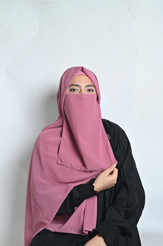 Crane Berry – Hijab Niqab Set