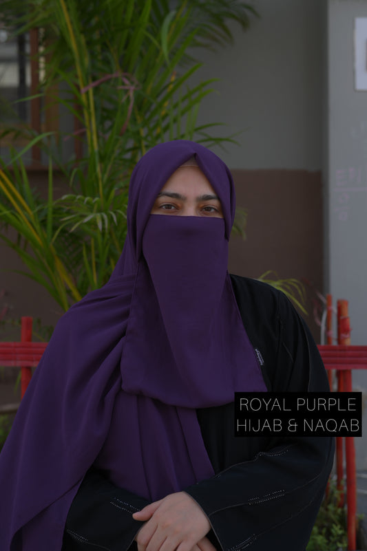 Royal Purple – Hijab Niqab Set