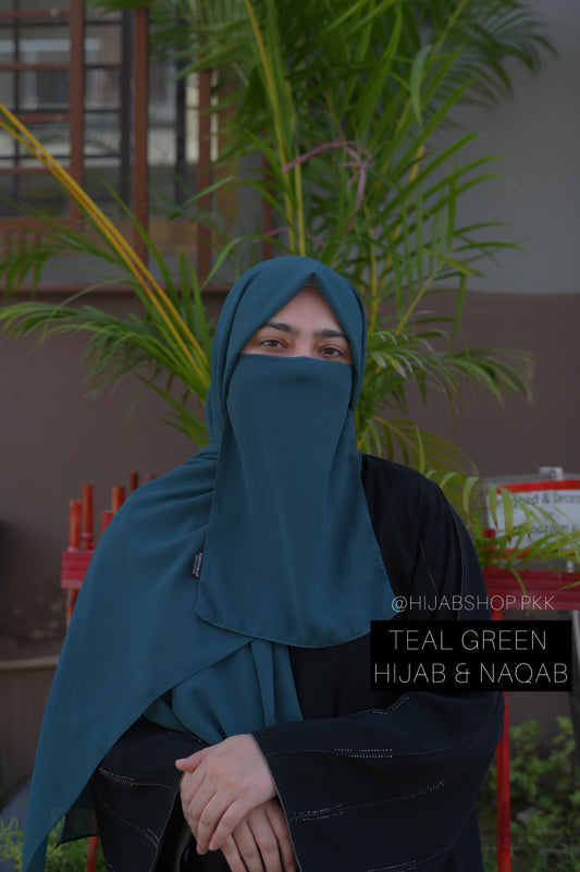 Teal Green – Hijab Niqab Set