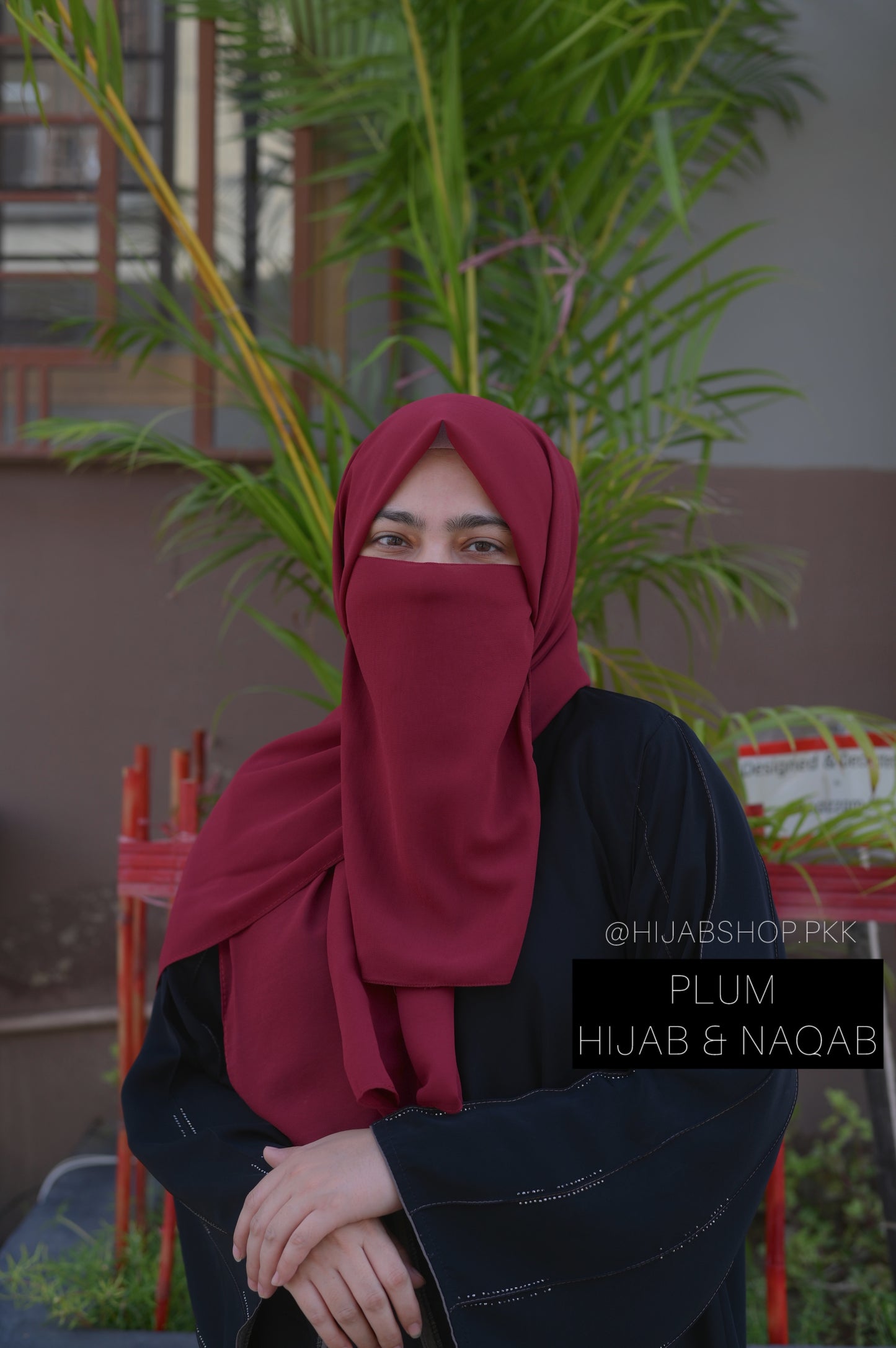 Plum – Hijab Niqab Set