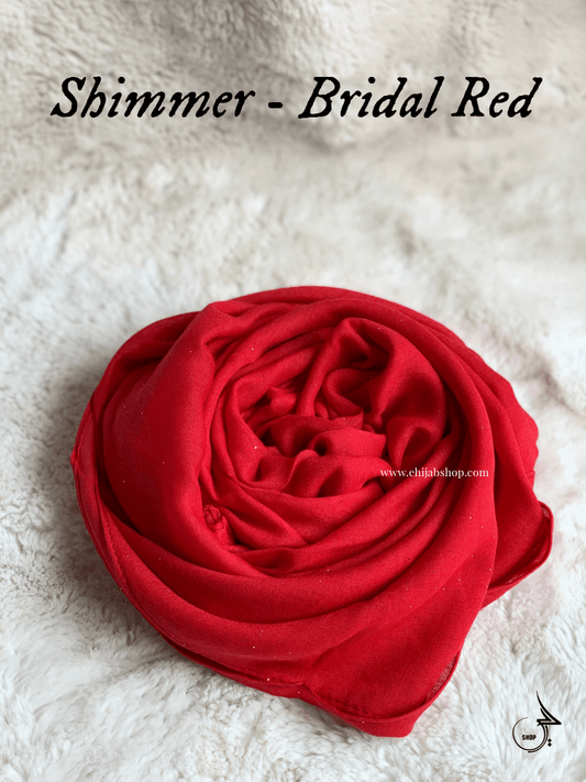 Bridal Red – Shimmer Viscose
