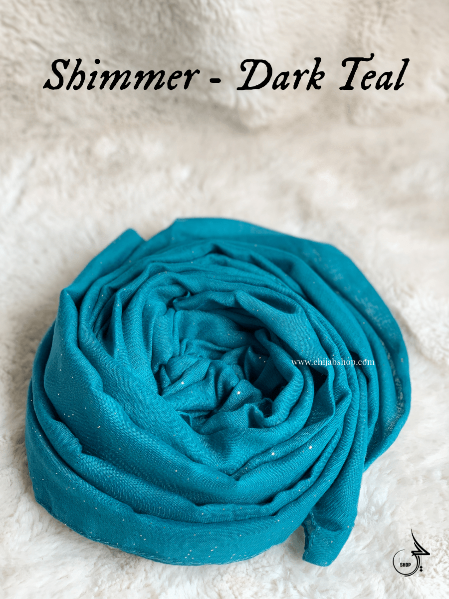 Dark Teal – Shimmer Viscose