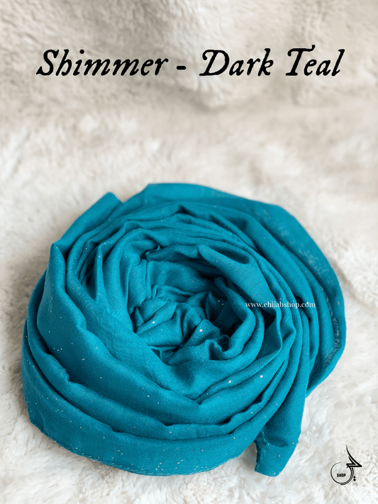 Dark Teal – Shimmer Viscose