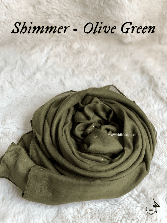 Olive – Shimmer Viscose
