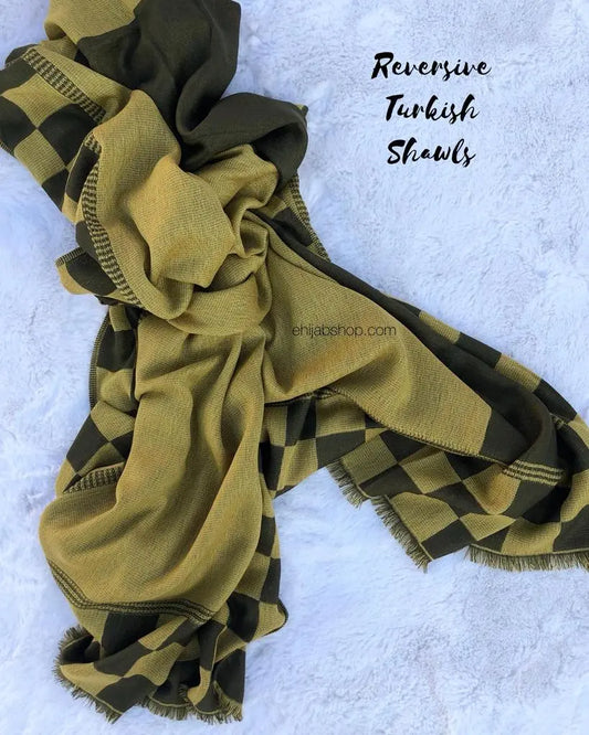 Mustard – Reverse Turkish Shawl