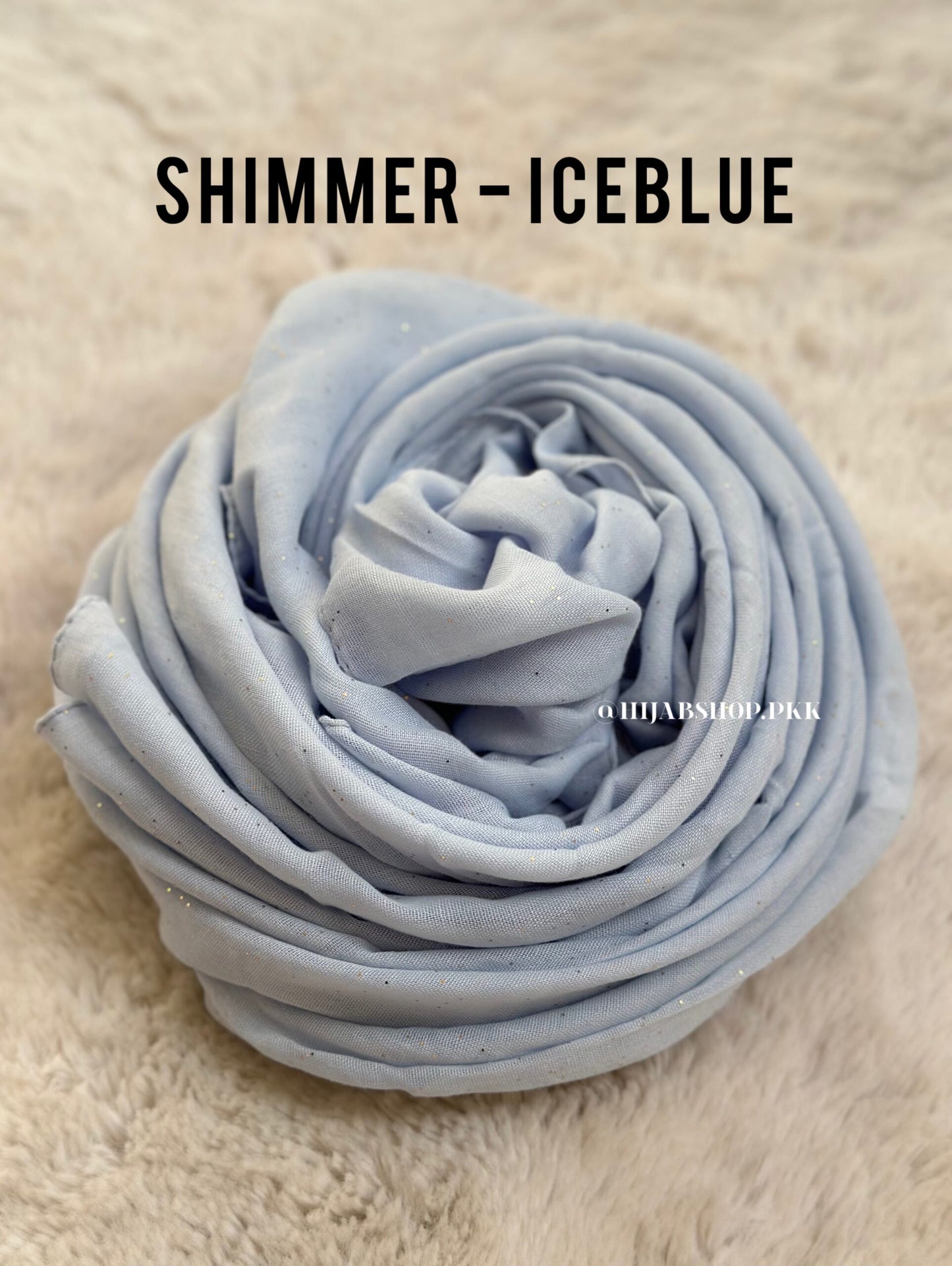 Ice Blue – Shimmer Viscose