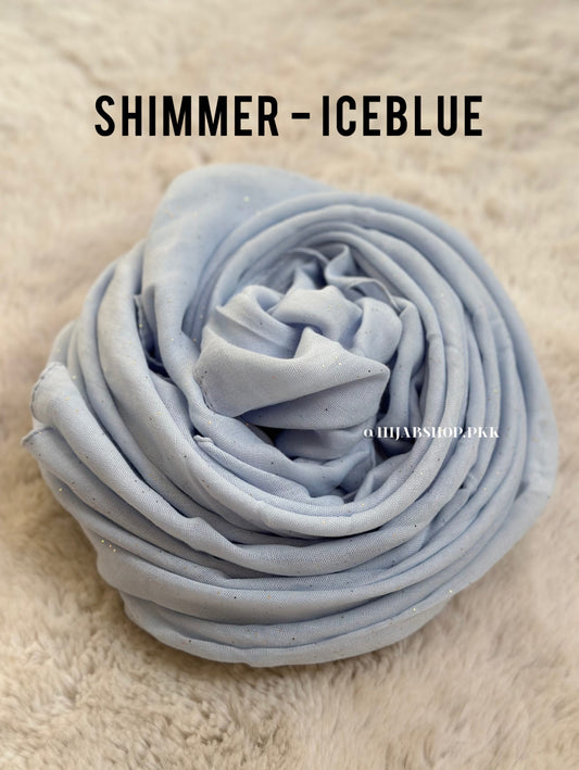 Ice Blue – Shimmer Viscose