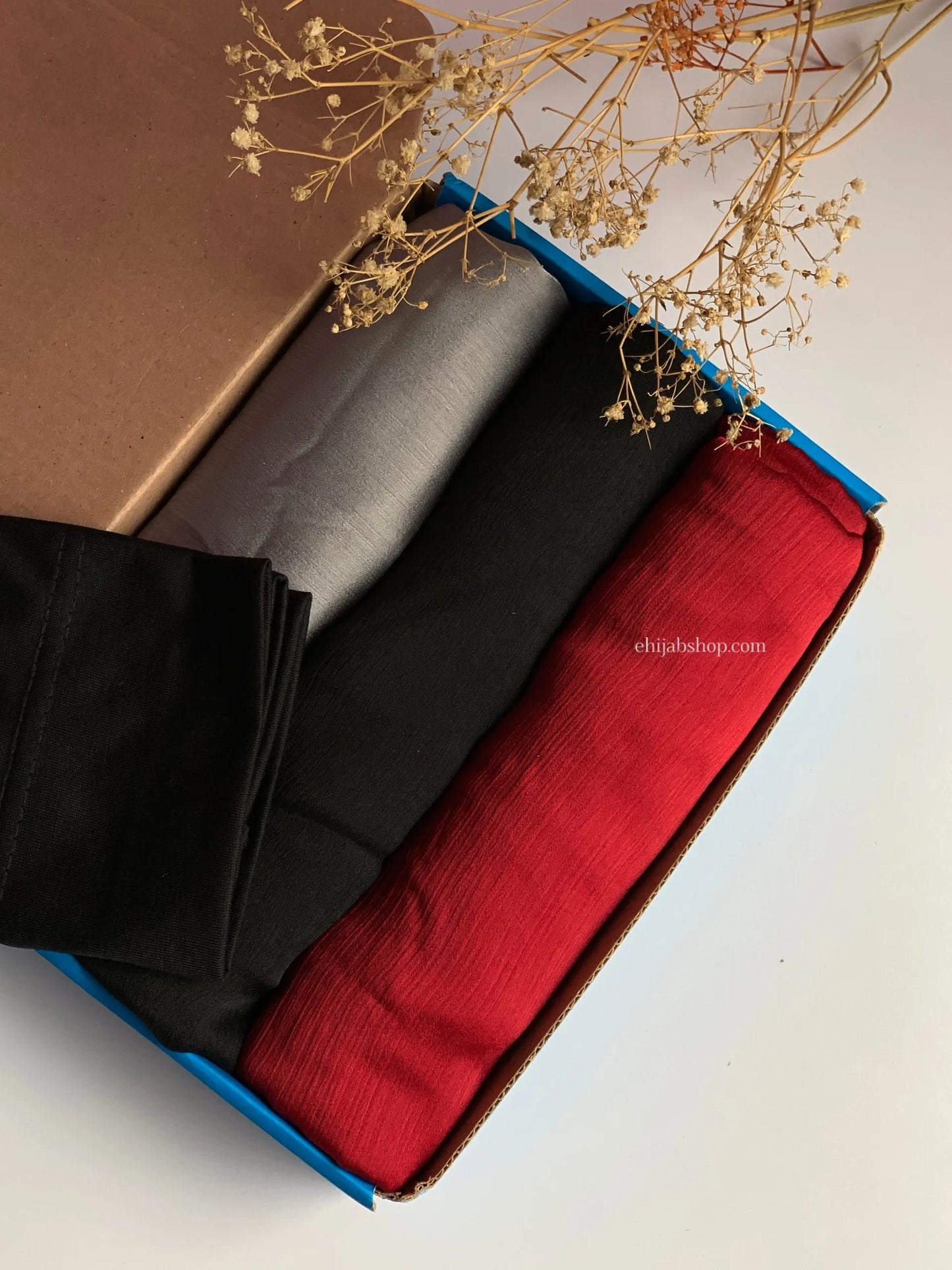 Bridal Bundle – Matt Sheen Hijabs | Elegant & Matte Finish